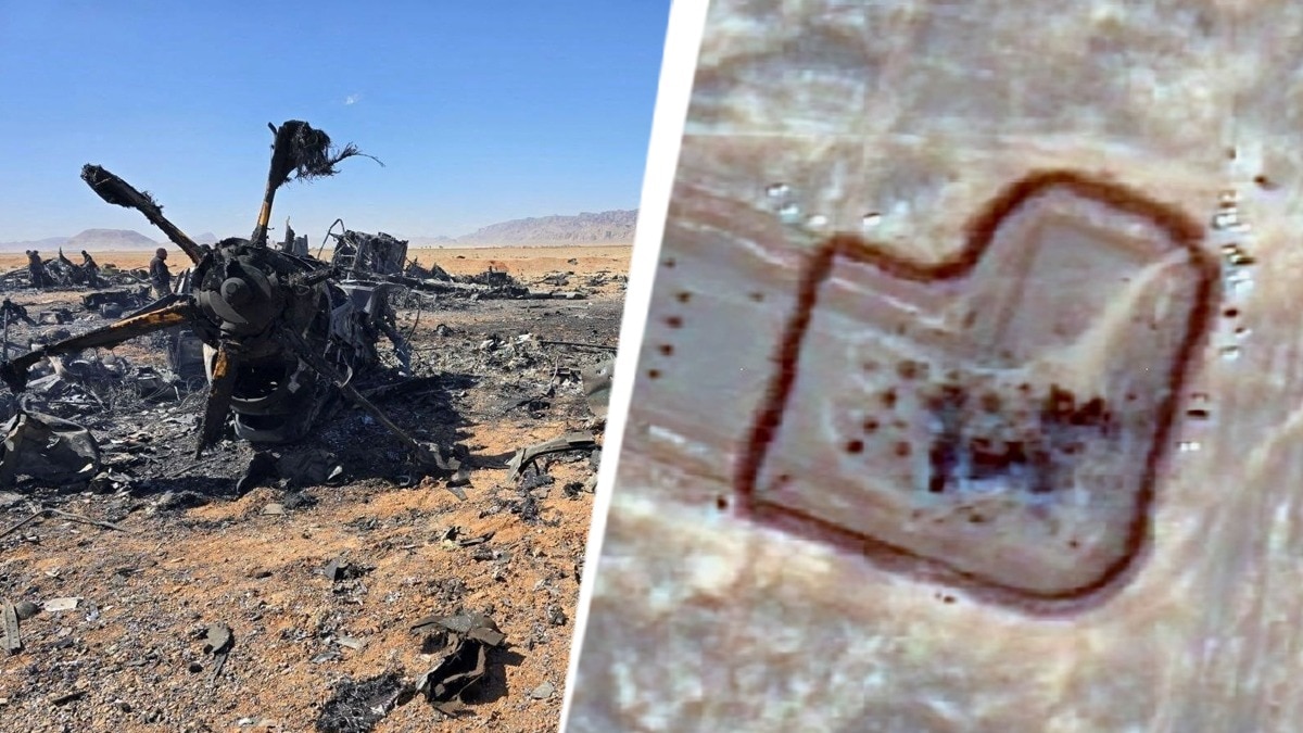 Sat pics reveal chaos of US rescue op, aircraft debris near Iran nuclear site